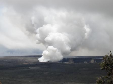 View from Volcano House of Hawaii Volcano